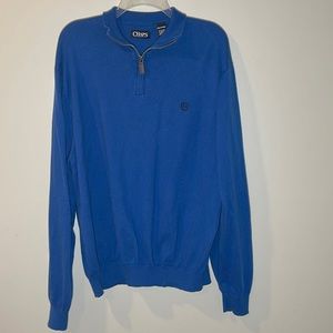 Chaps Quarter Zip Pullover Mens XXL